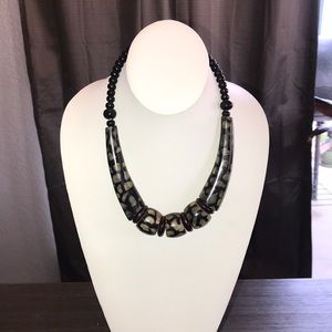 Wooden inspired necklace